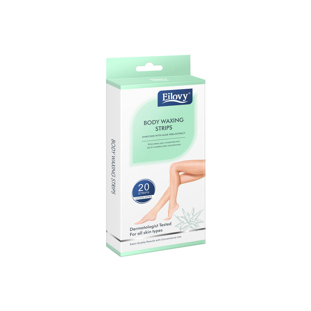 Eilovy Aloe Body Wax Strips (20+2)