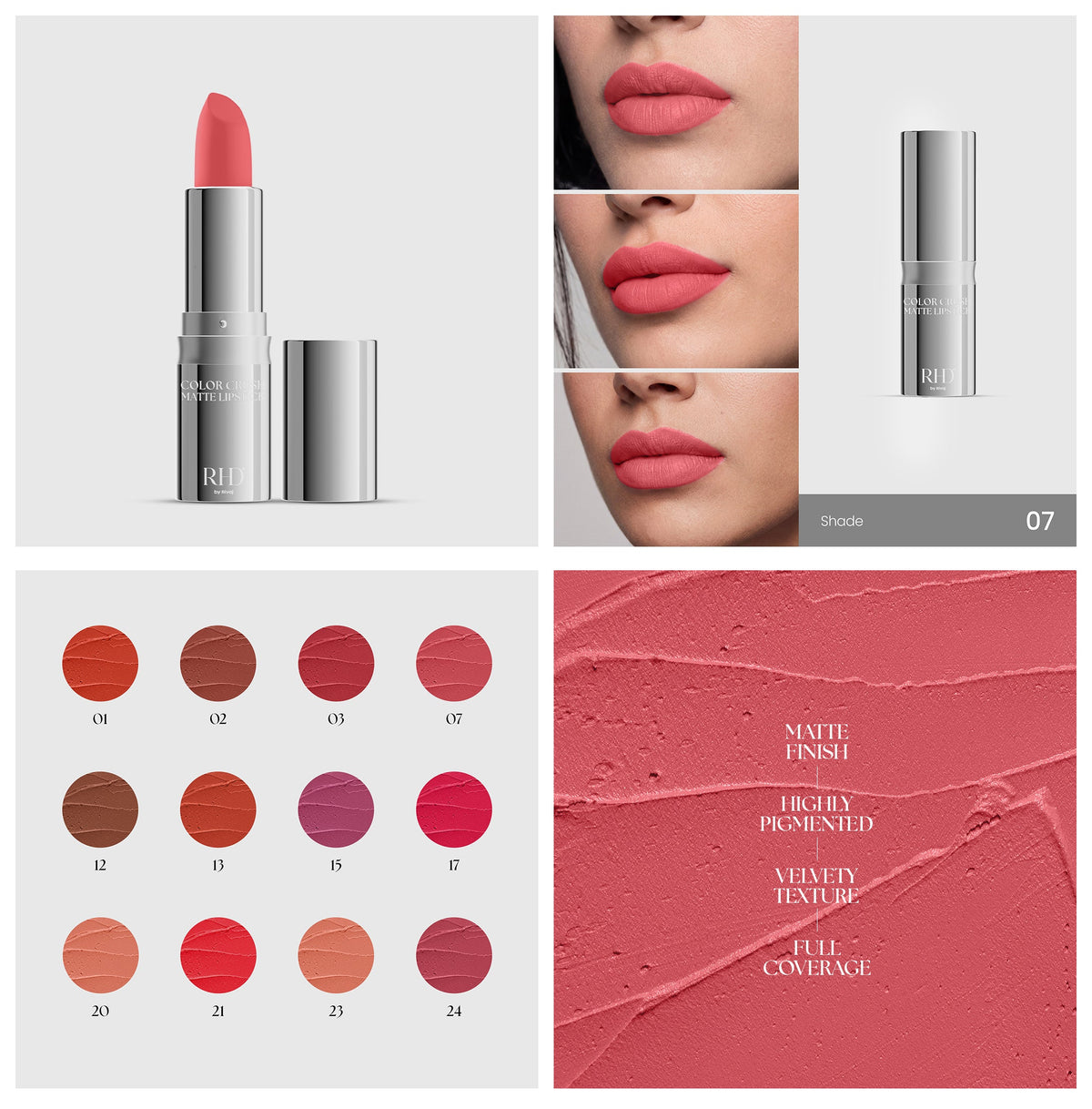 RHD LIPSTICK COLOR CRUSH MATTE 09