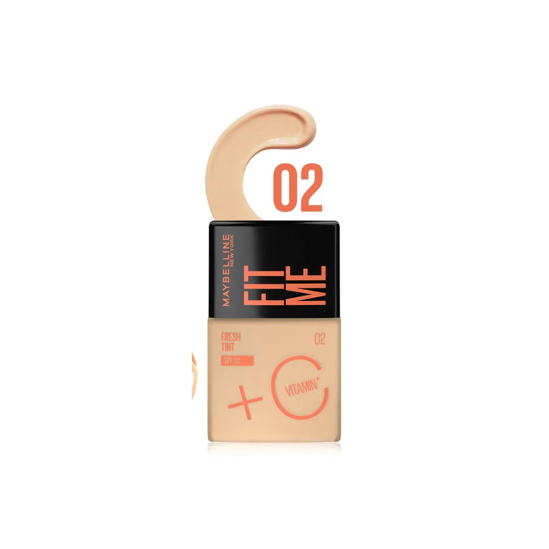 Maybelline Fit Me SPF50 Fresh Tint Foundation 30ml - 02