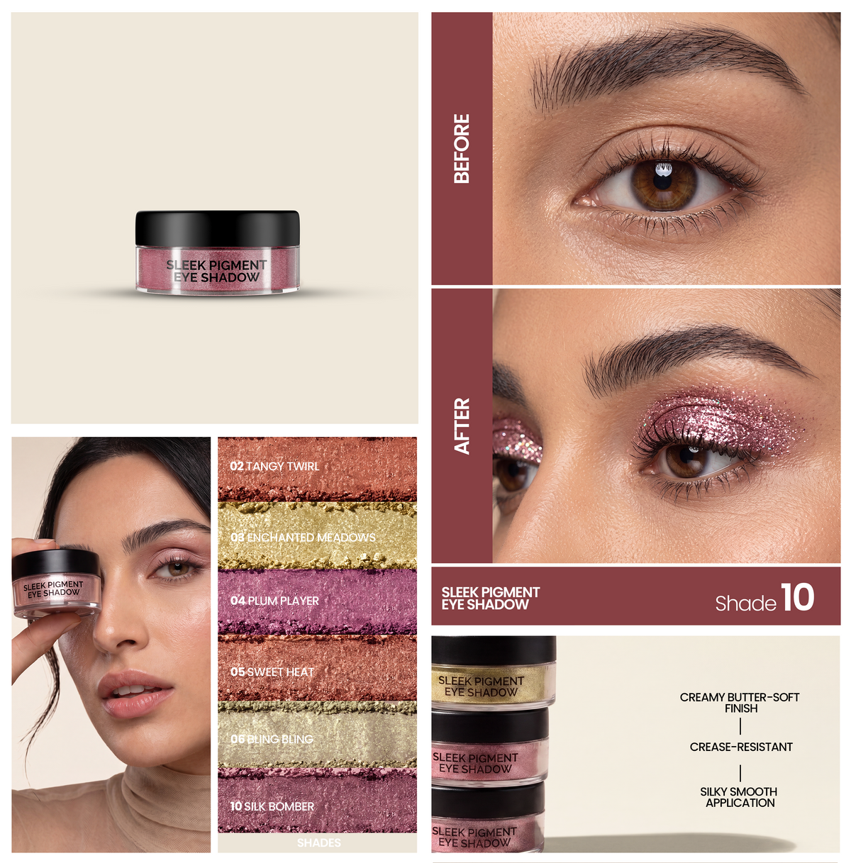 AMRIJ EYE SHADOW SLEEK PIGMENT