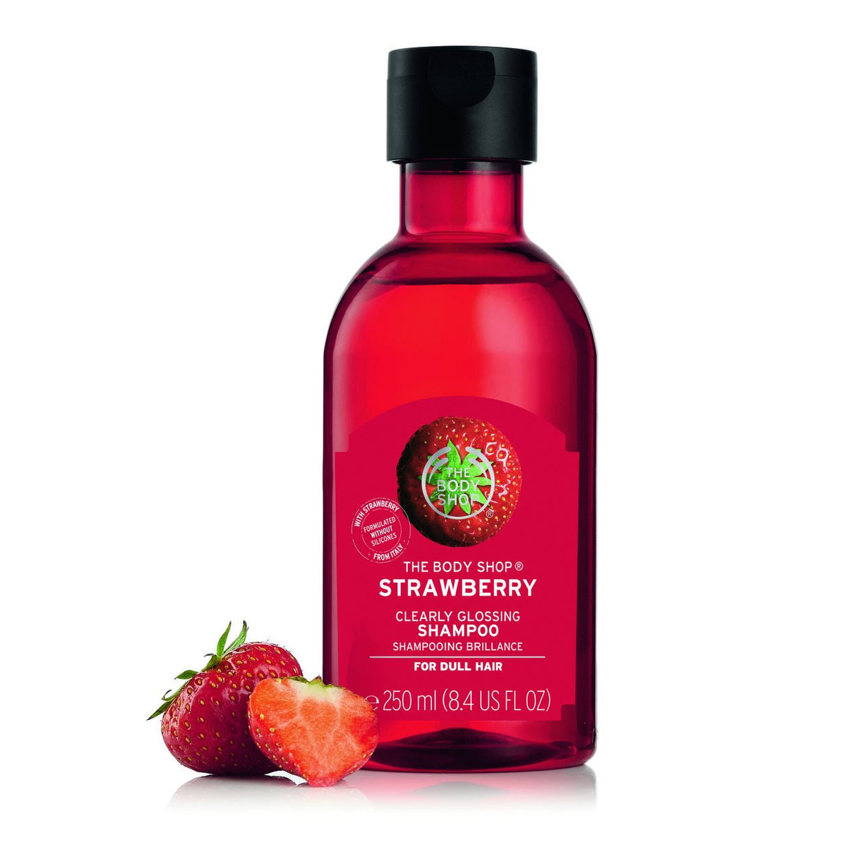 The Body Shop Clearly Glossing Strawberry Shampoo 250ml