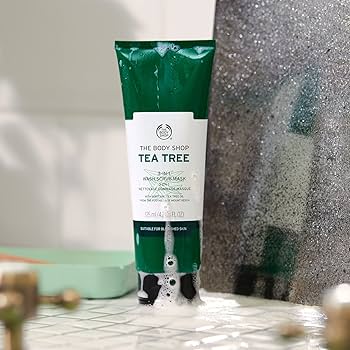 Body Shop 3 In 1 Tea Tree Mask Scrub 125ml