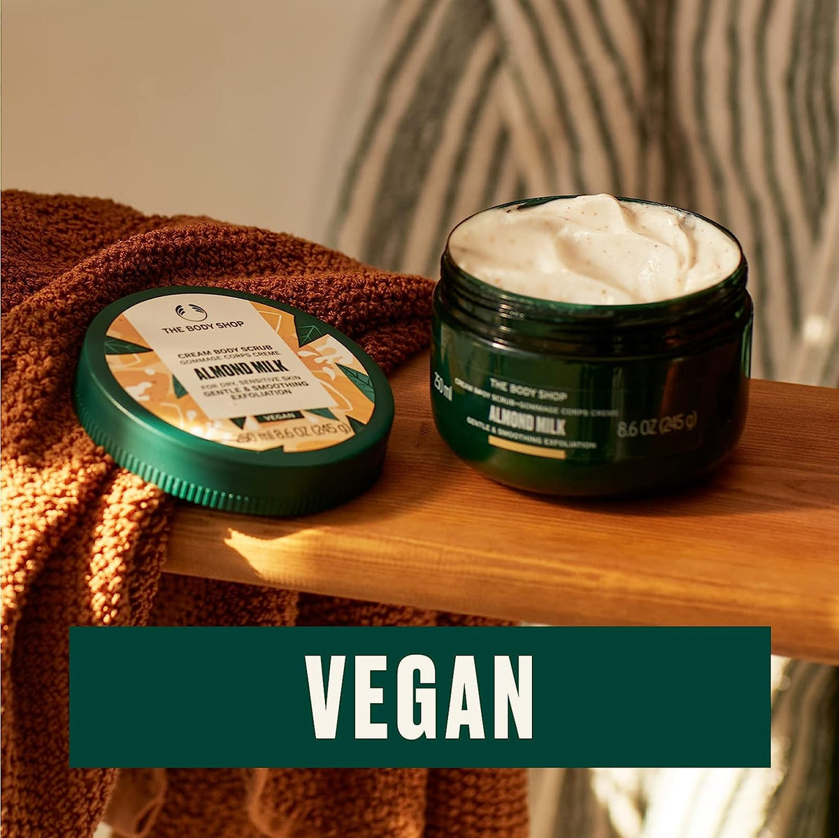The Body Shop Body Almond Milk Cream Body Scrub 250ml
