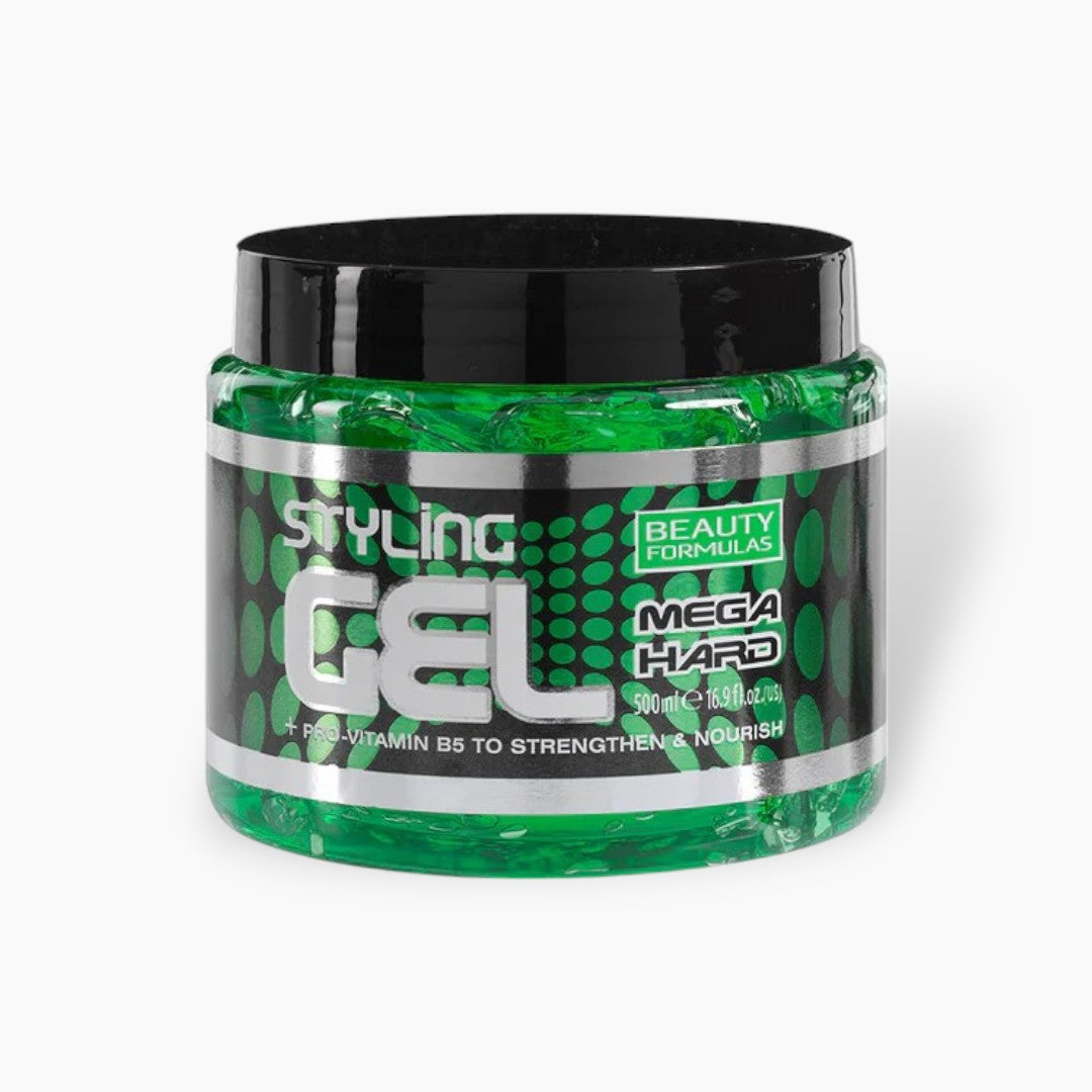 B/FORMULA STYLING GEL B5 MEGA HARD GREEN 500ML