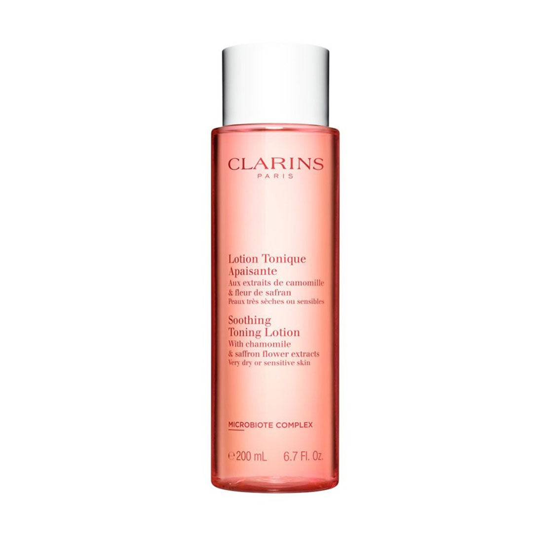 CLARINS SOOTHING TONING LOTION WITH CHAMOMILE & SAFFRON 200M