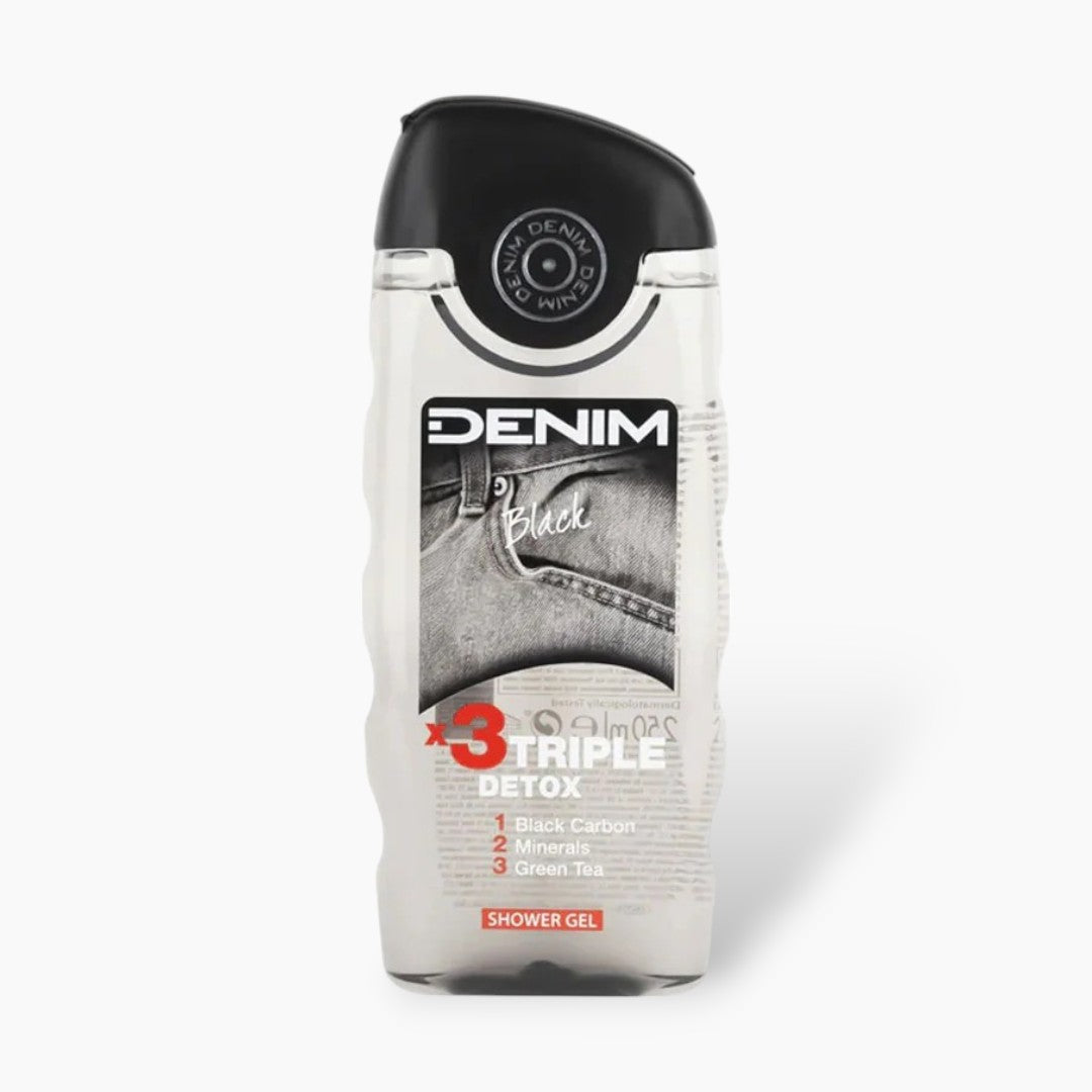 DENIM BLACK DETOX SHOWER GEL 250ML