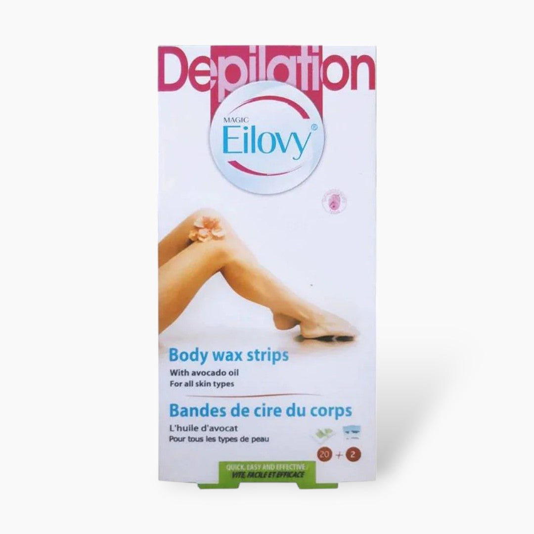 Eilovy Avocado Body Wax Strips (20+2)