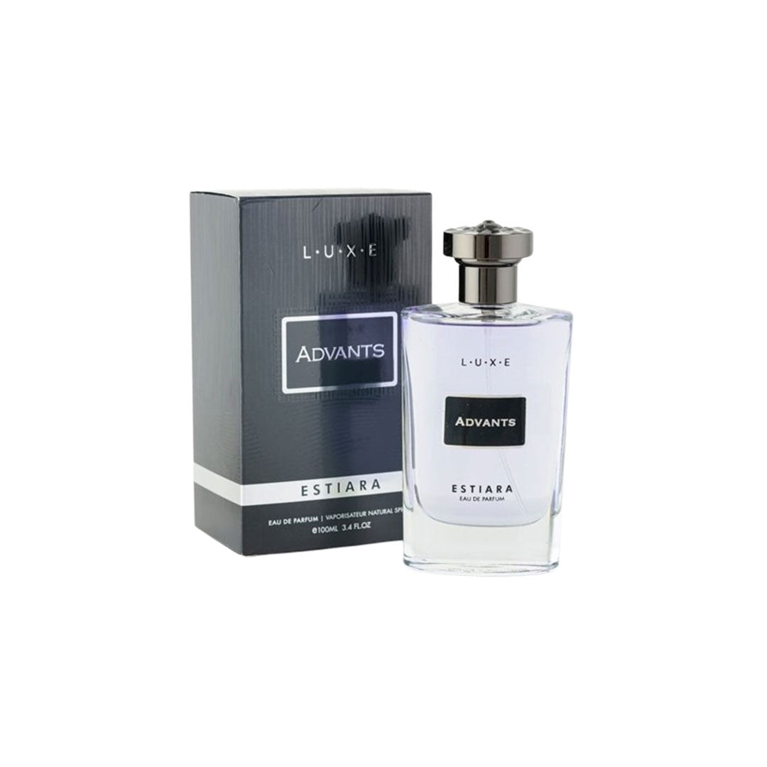 Estiara Advants Perfume 100ml | Sealing Wrap Damaged; Packaging Box Intact; Liquid Quantity Full