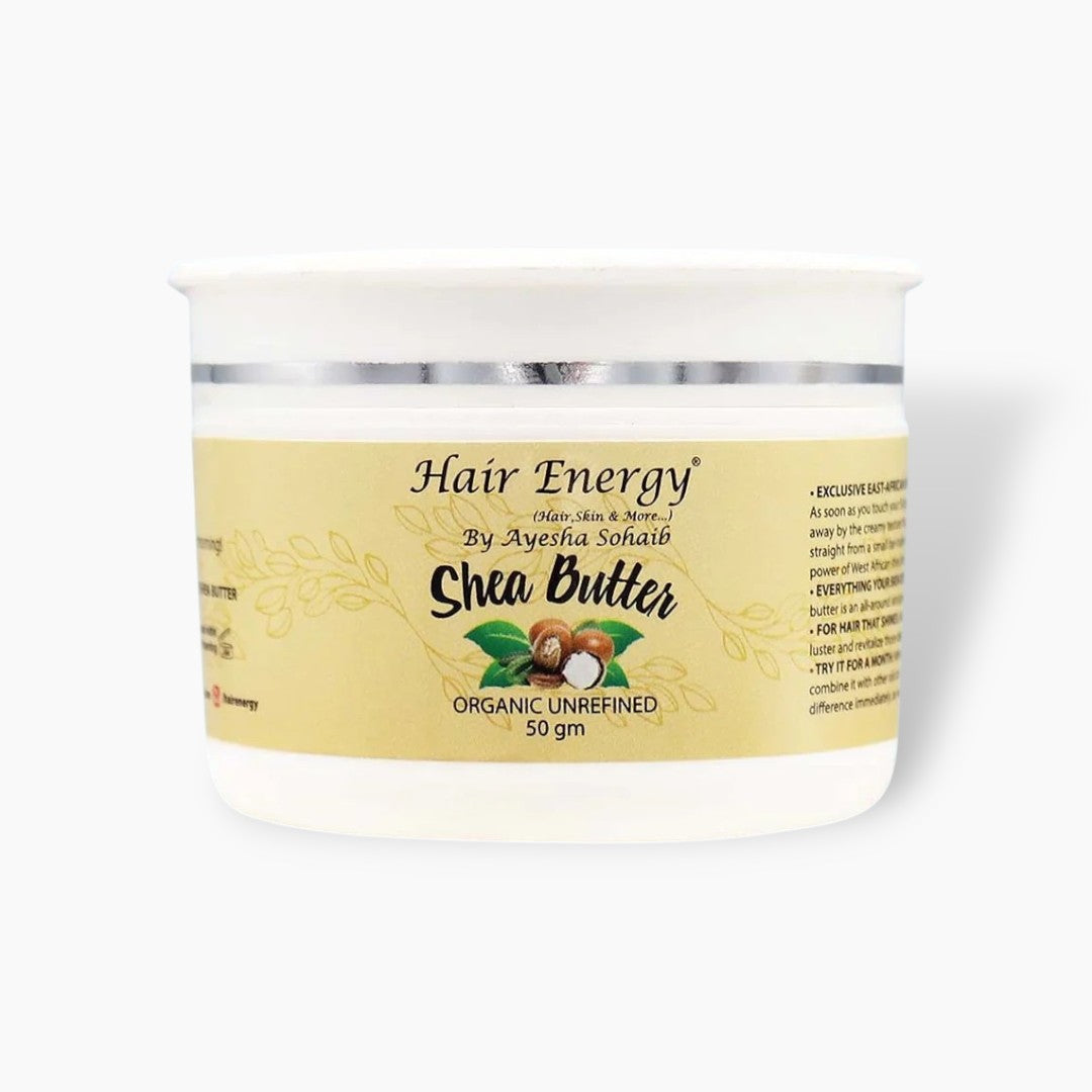 HAIR ENERGY SHEA BUTTER ORGANIC UNREFINED 50GM