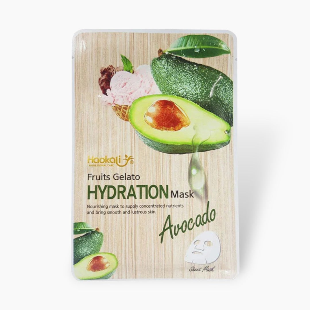 HAOKALI AVOCADO 3010 SHEET MASK 1PC 30ML