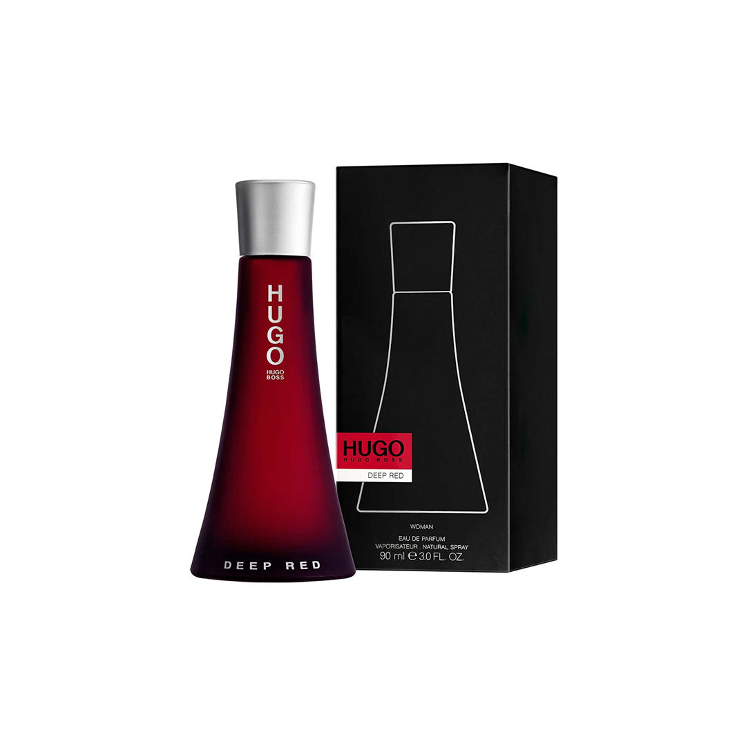 HUGO BOSS DEEP RED WOMAN 90ML (WITHOUT SHRINK WRAP )