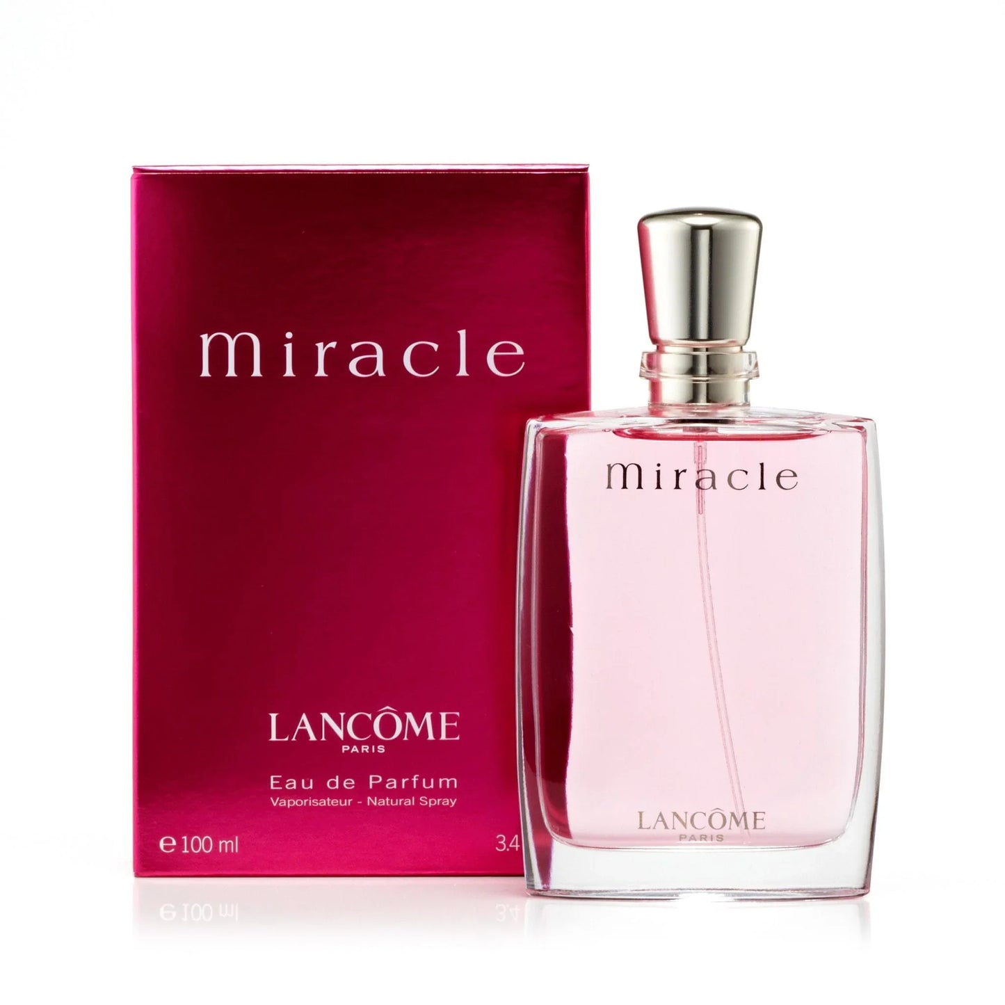 Lancome Miracle Lady Lc4 100Ml | Sealing Wrap Missing; Packaging Box Intact; Liquid Quantity Verified