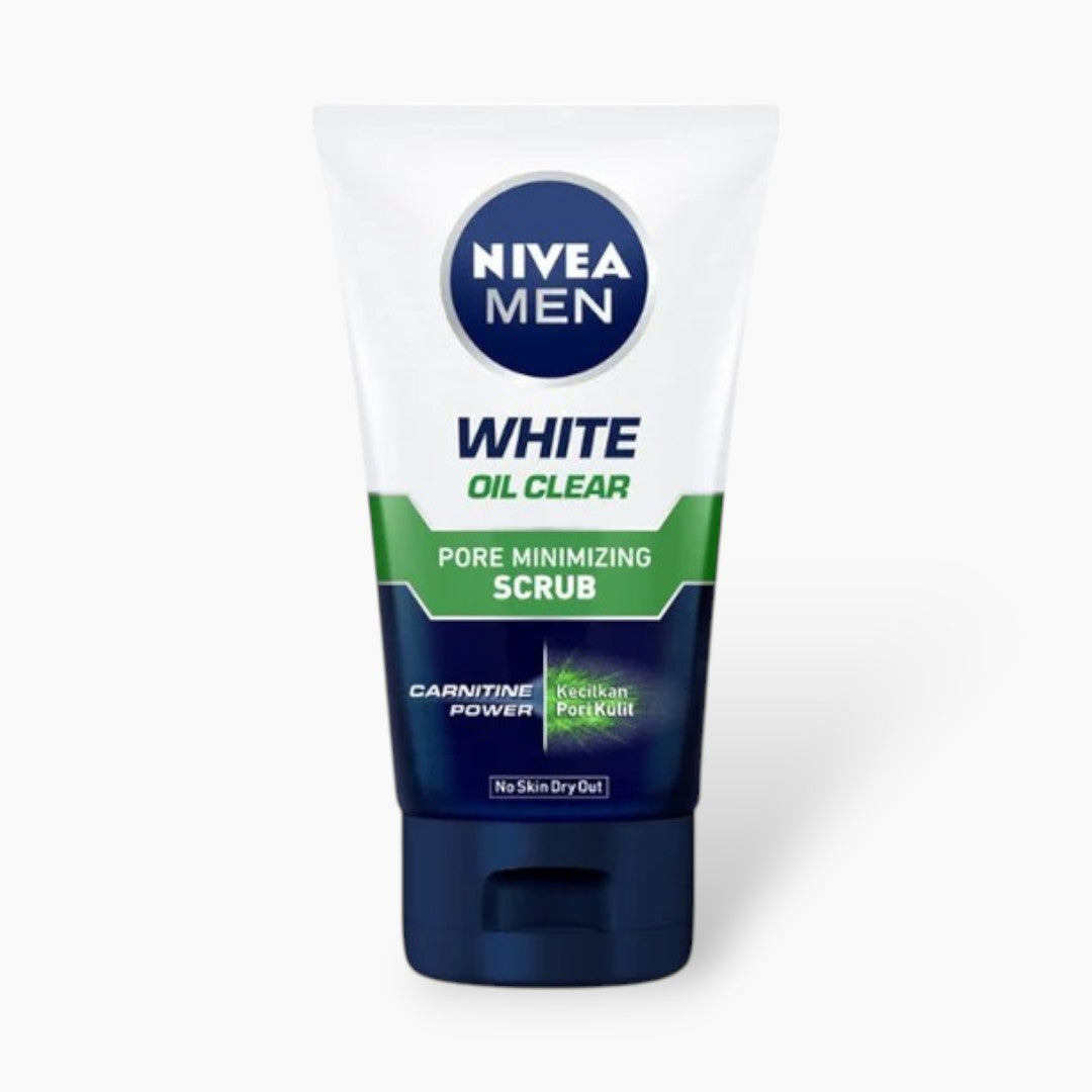 Nivea Men White Oil Clear Pore Minimize Scrub 100ml