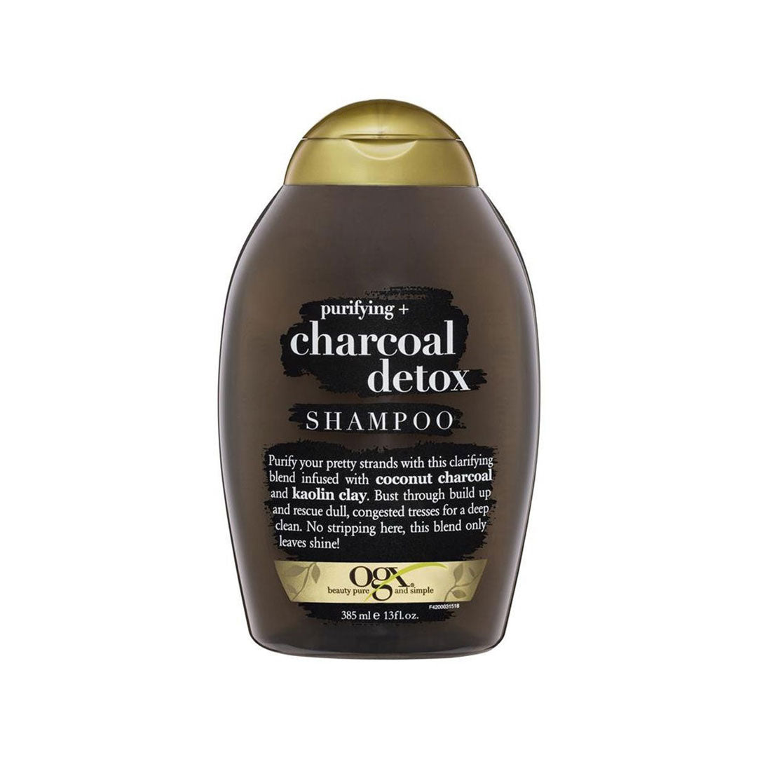 OGX PURIFYING CHARCOAL DETOX SHAMPOO 385ML
