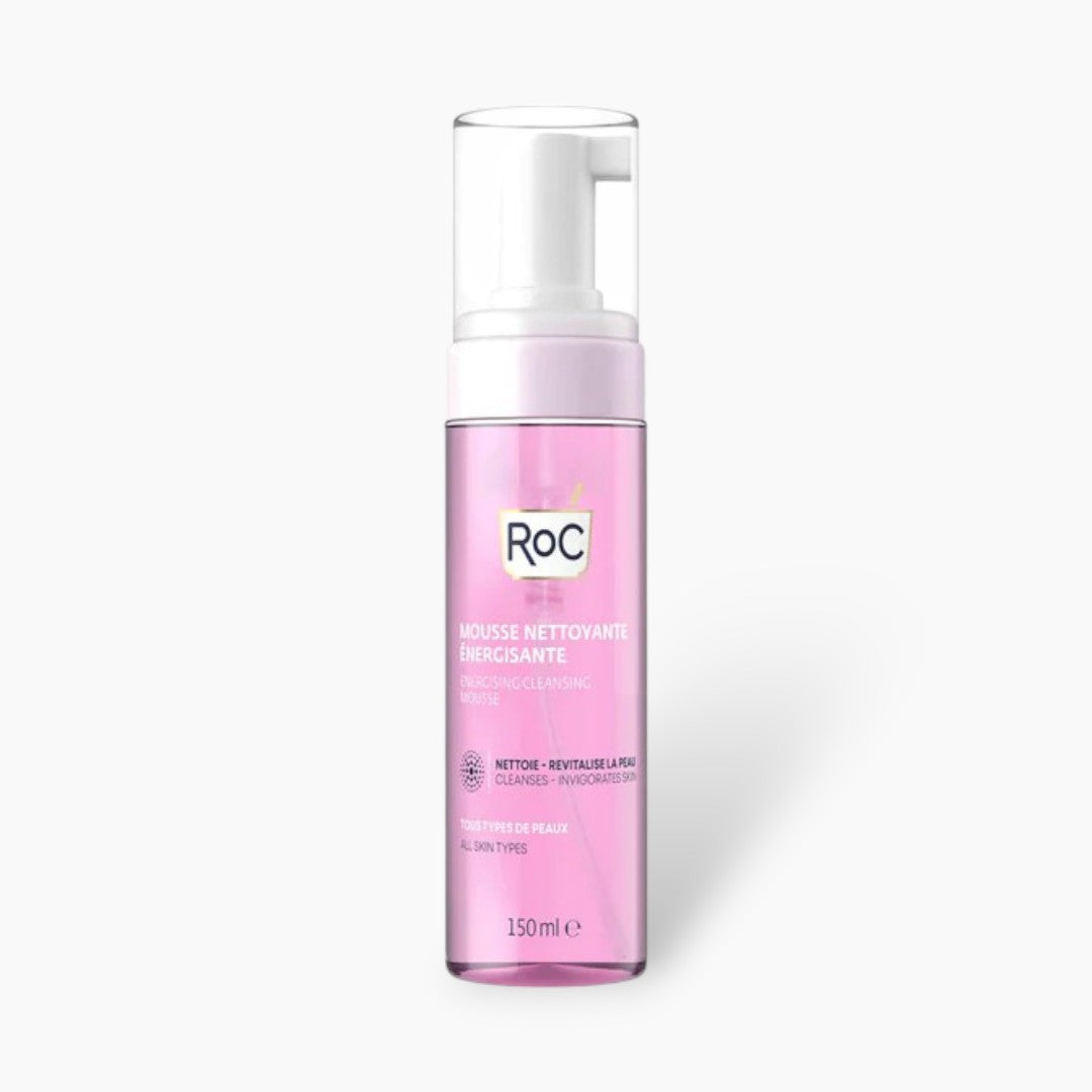 ROC ENERGISING CLEANSING MOUSSE WASH 150ML