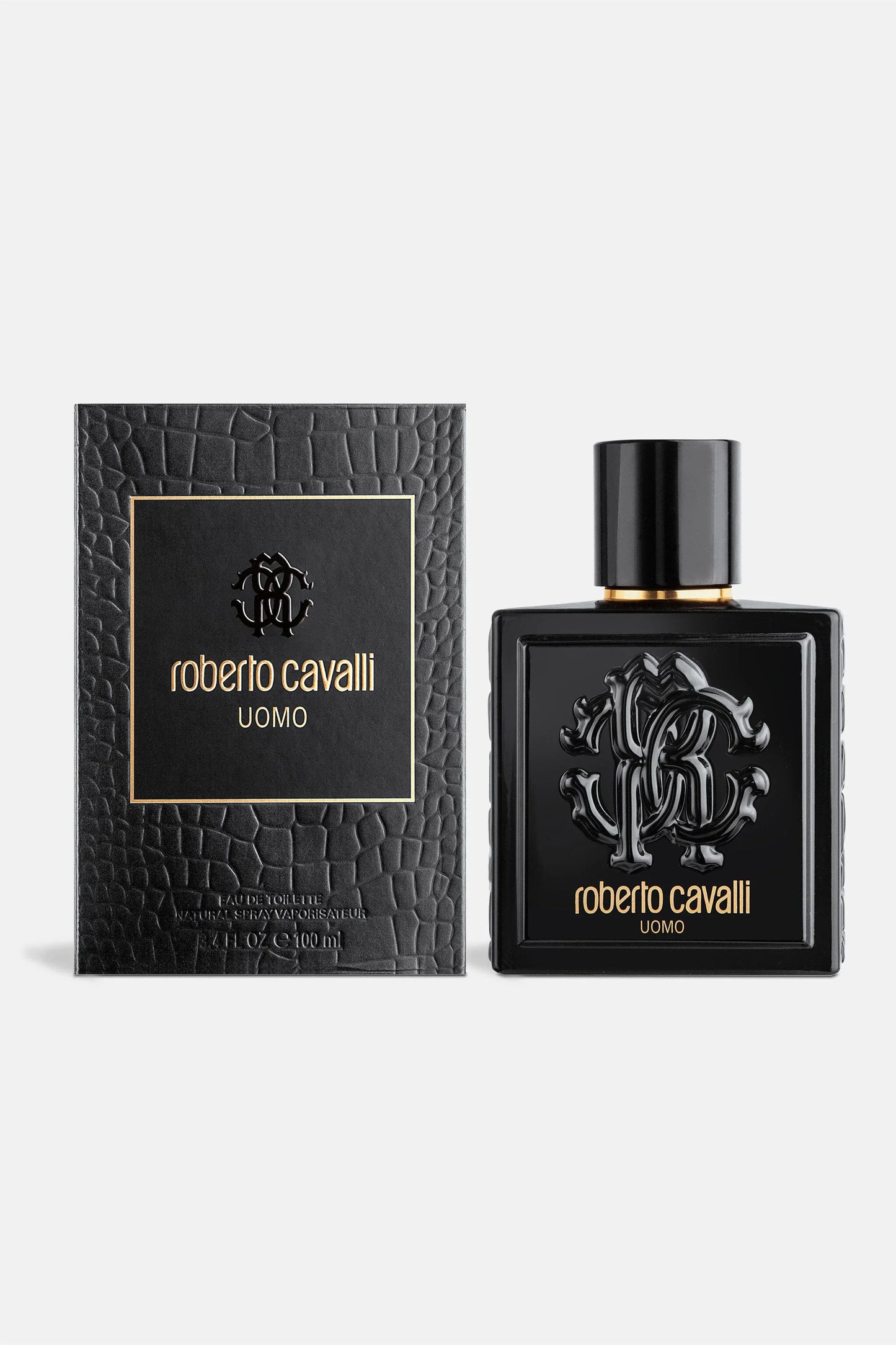 Roberto Cavali Uomo M 100Ml | Sealing Wrap Missing; Packaging Box Intact; Liquid Quantity Full