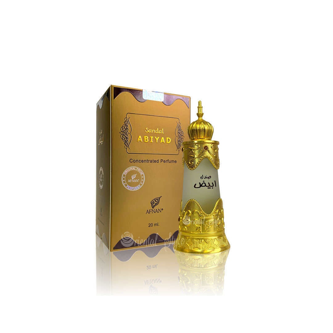 AFNAN SANDAL ABIYAD OIL PERFUME 20ML