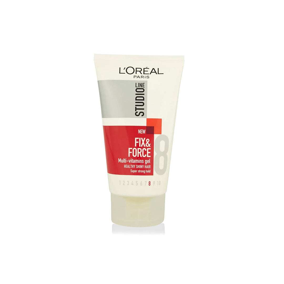 LOREAL STUDIO/L #8 FIX&FORCE TUBE HAIR GEL 150ML