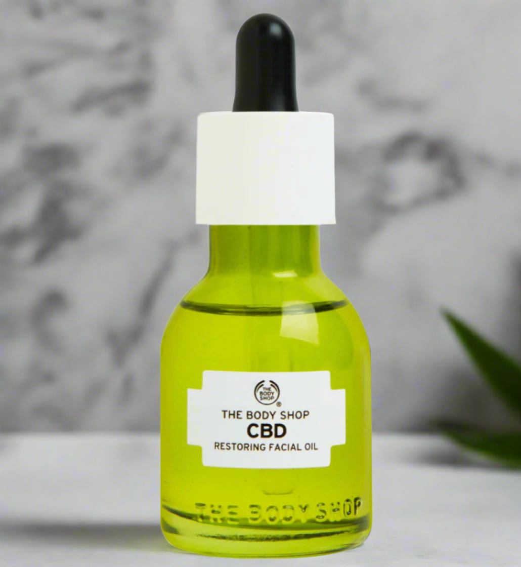 THE BODY SHOP CBD RESTORING FACIAL OIL SERUM 30ML