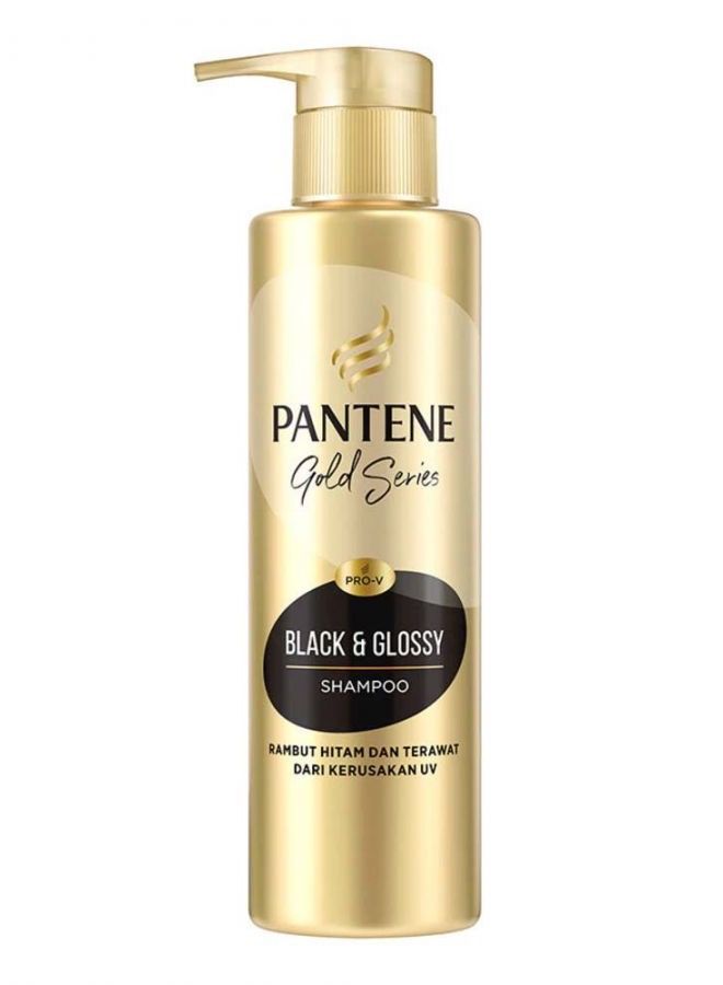 PANTENE GOLD SERIES BLACK & GLOSSY SHAMPOO 125ML