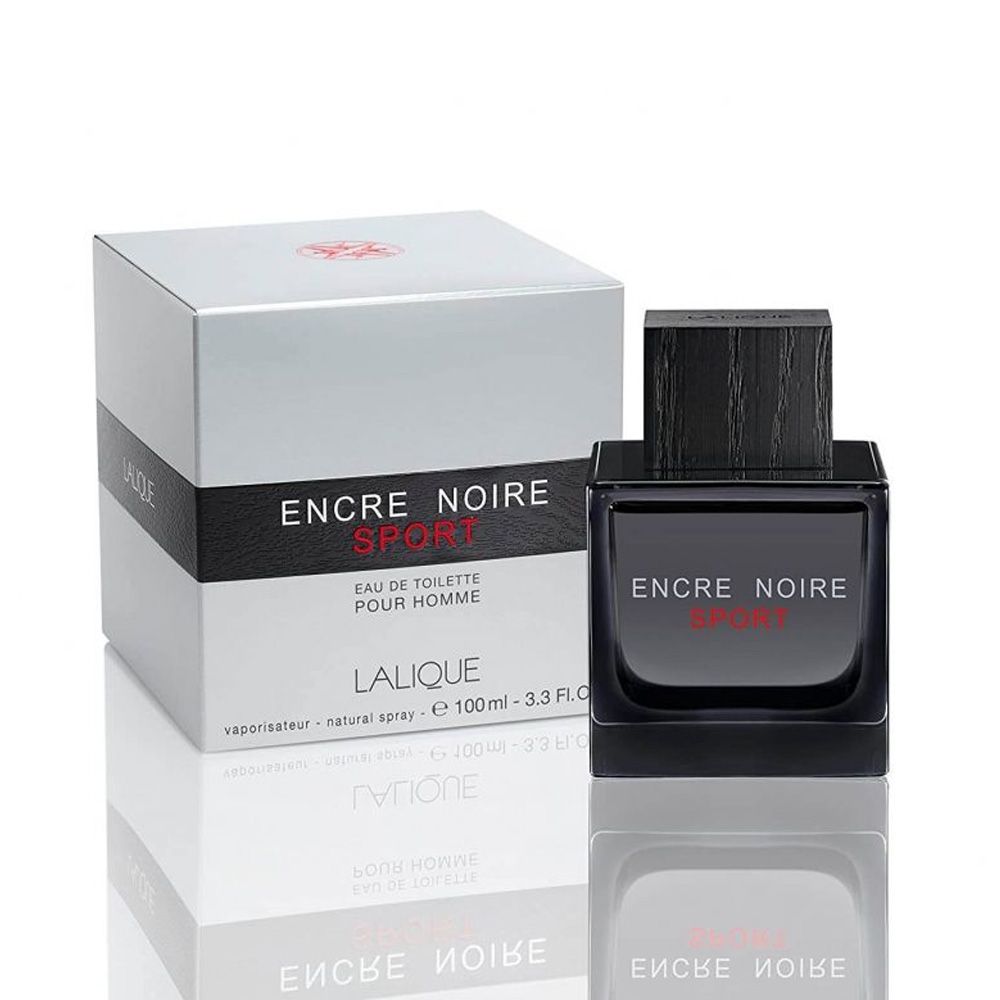 LALIQUE LALIQUE ENCRE NOIR SPORTS EDT MEN 100ML (WITHOUT SHRINK WRAP )