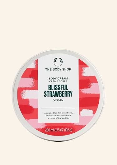 THE BODY SHOP BODY BLISSFUL STRAWBERRY CREAM 200ML