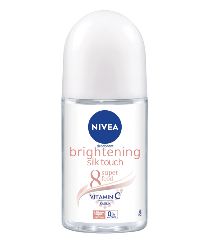 NIVEA (W) SILKY TOUCH DEO ROLL ON 25ML