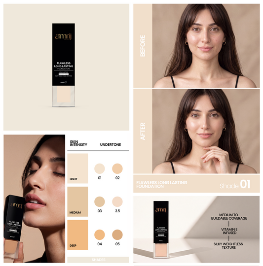 AMRIJ FDTN FLAWLESS LONG LASTING