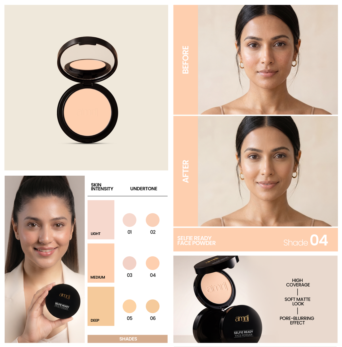 AMRIJ FACE POWDER SELFIE READY