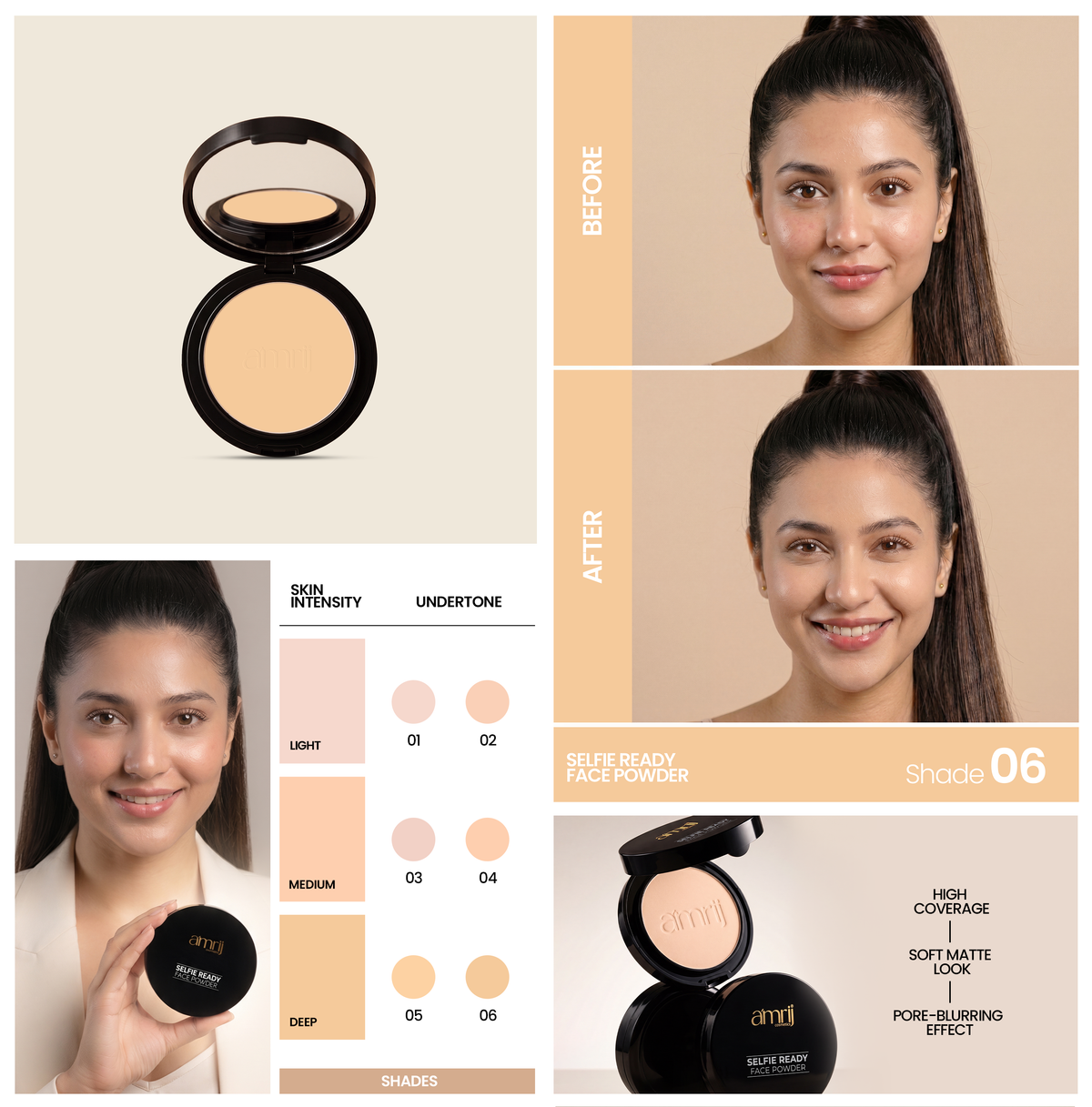 AMRIJ FACE POWDER SELFIE READY