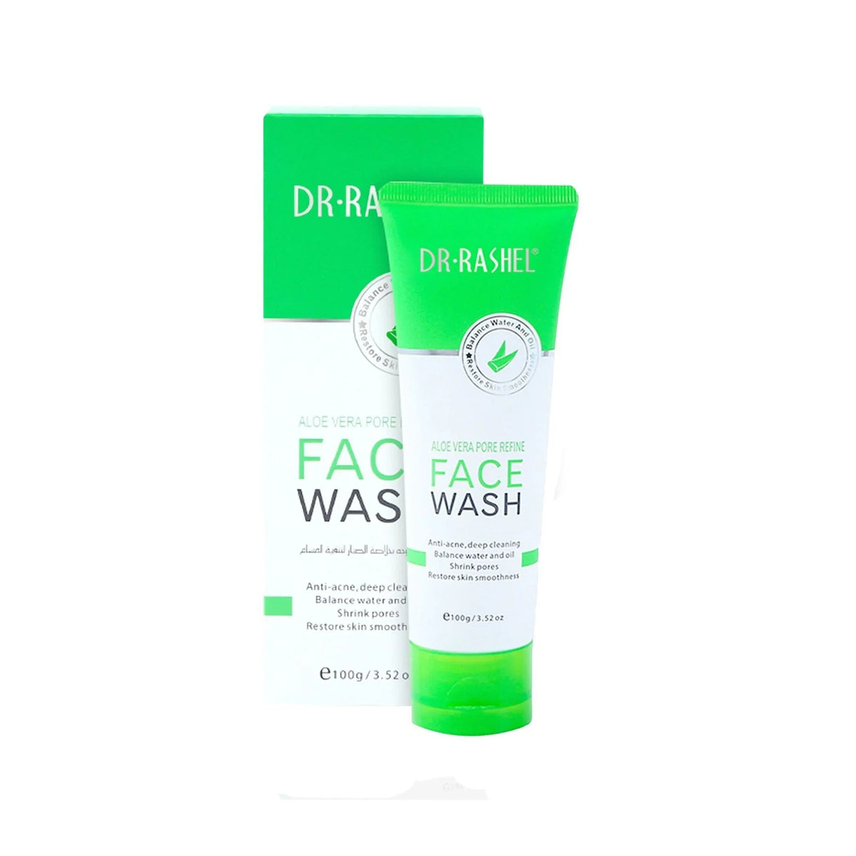 DR RASHEL PORE REFINE ALOE VERA FACE WASH 100G