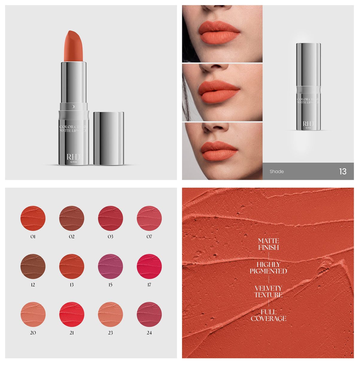 RHD LIPSTICK COLOR CRUSH MATTE 16