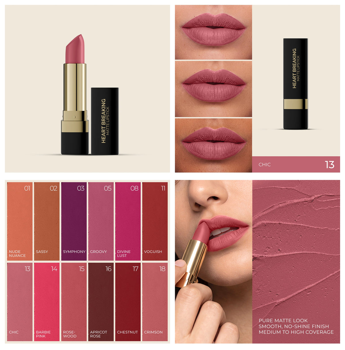 AMRIJ LIPSTICK HEART BREAKING