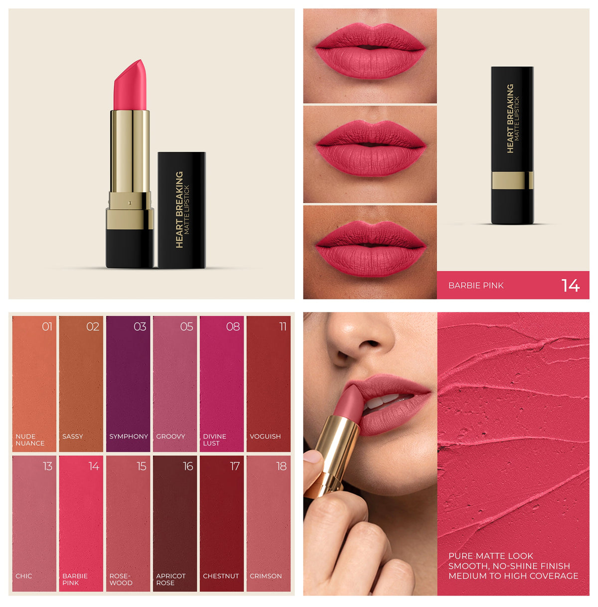 AMRIJ LIPSTICK HEART BREAKING