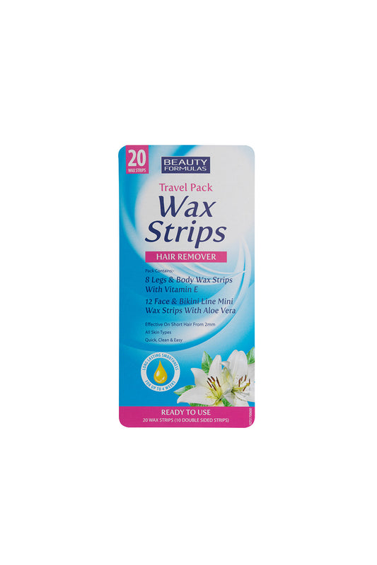 B-FORMULA TRAVEL PACK WAX STRIPS 20'S