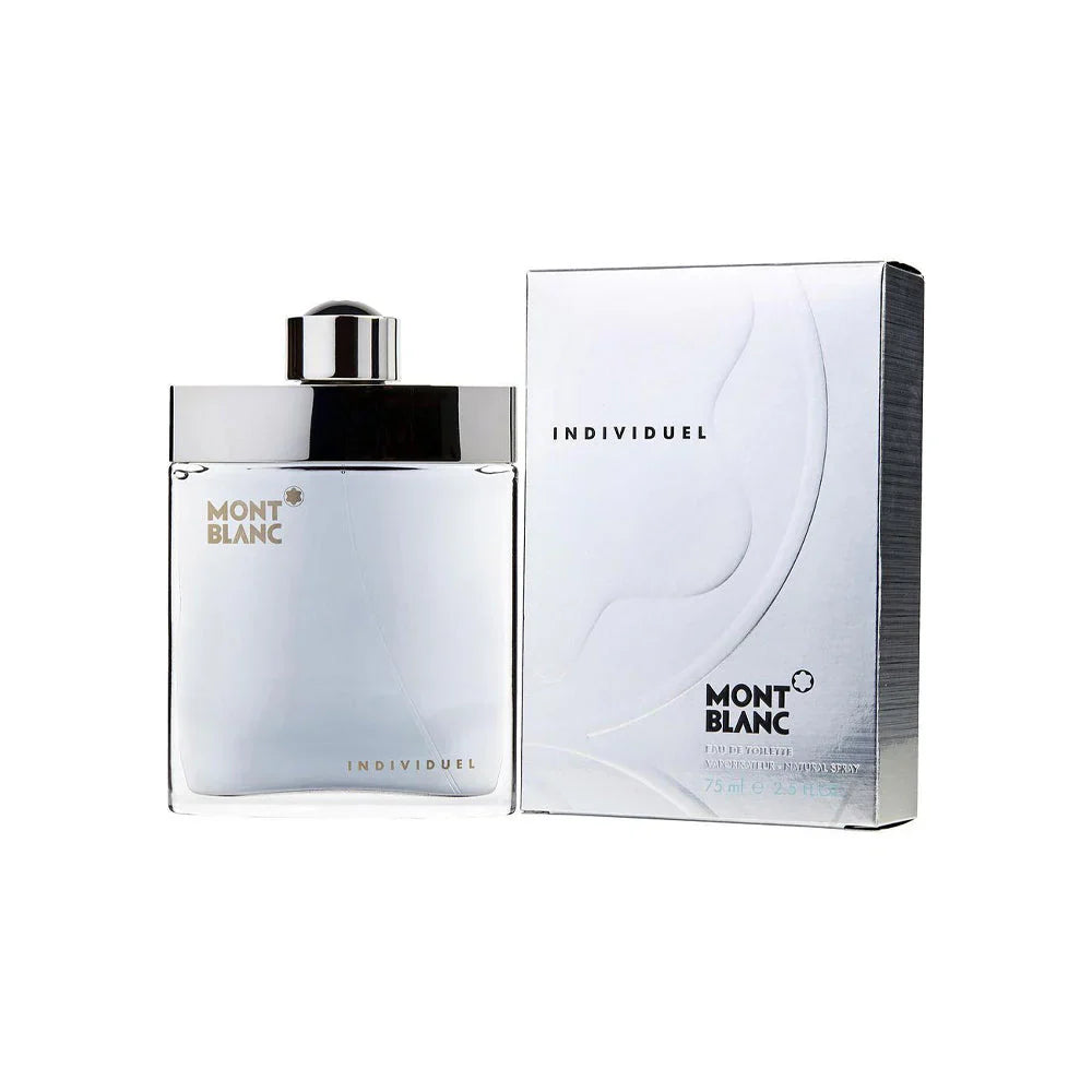 Mount Blanc Men Individual EDT Perfume 75ml | Sealing Wrap Missing; Packaging Box Intact; Liquid Quantity Verified