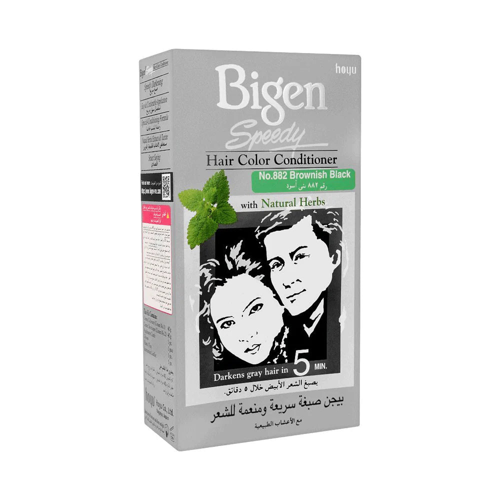 BIGEN SPEEDY 882 BROWNISH BLACK HAIR COLOR 40G