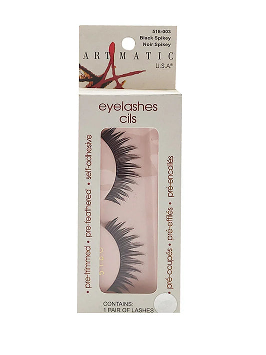 ARTMATIC EYELASHES CILS BLACK NOIR SPIKEY 518 003