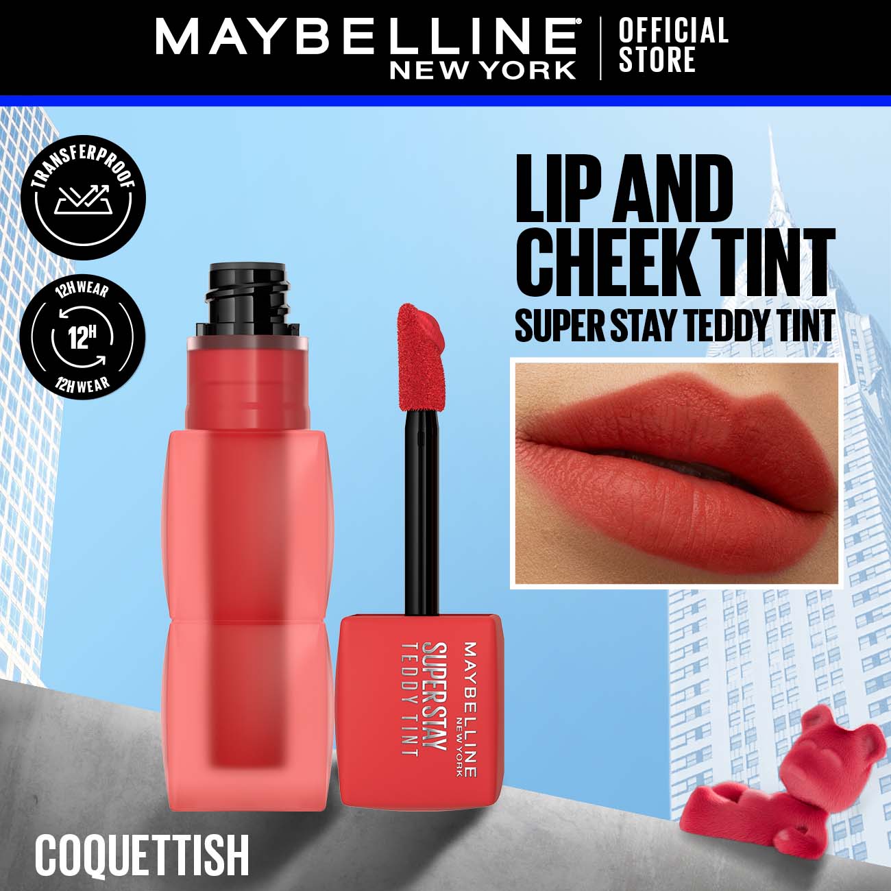 Maybelline Super Stay Teddy Tint - 30 Coquettish Lipstick