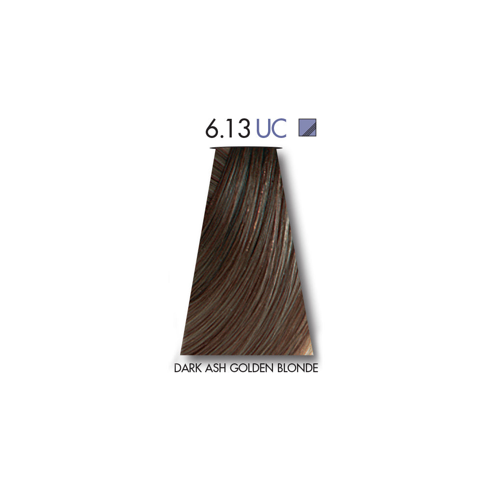 KEUNE 6.13 UC DARK ASH GOLDN BLONDE HAIR COLR 60ML