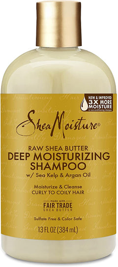 SHEA MOISTURE RAW BUTER DEEP MOISTUR SHAMPOO 384ML