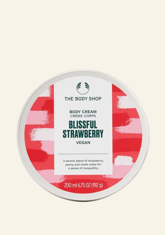The Body Shop Body Blissful Strawberry Cream 200ml