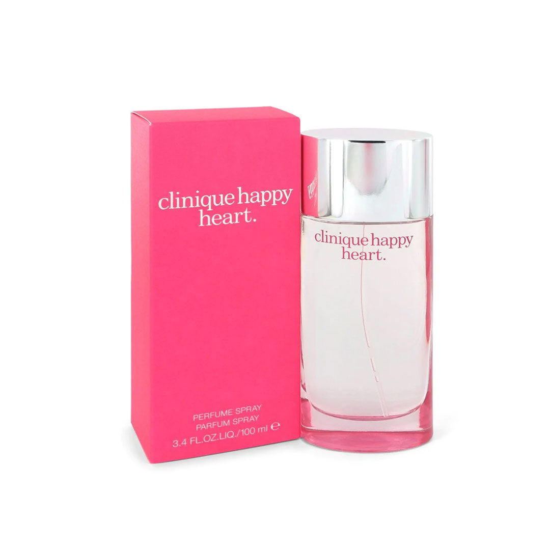 Clinique Happy Heart Women Edt Perfume 100ml | Sealing Wrap Damaged; Liquid Quantity Full