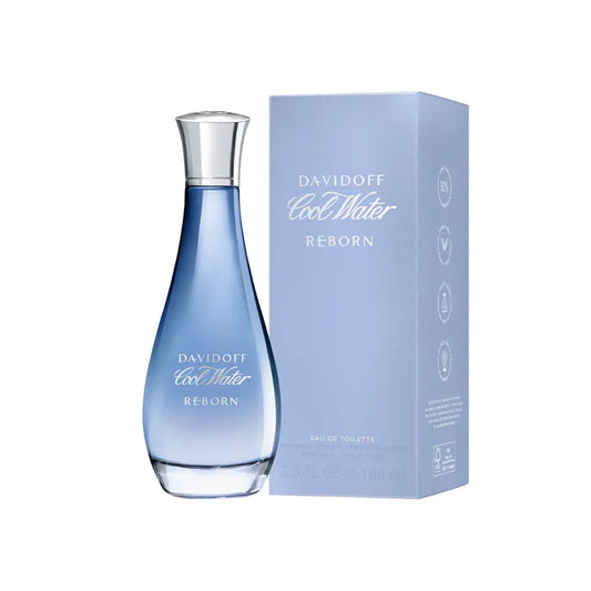 David Off Women Cool Water Reborn Edt Perfume 100ml | Sealing Wrap Damaged