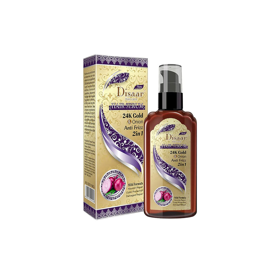 DISAAR DS51983 24K GOLD ONION HAIR SERUM 120ML