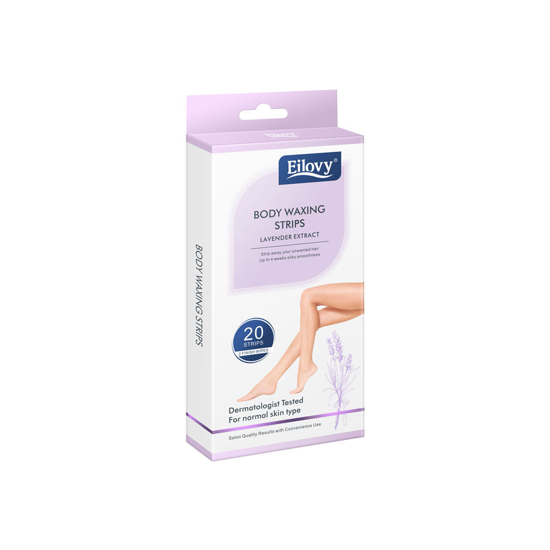 EILOVY LAVENDER BODY WAX STRIPS 20+2S