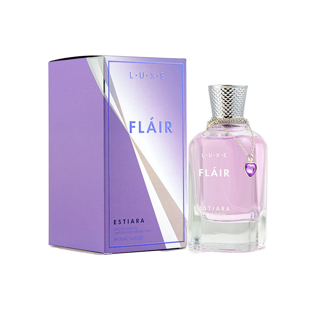 Estiara Flair Perfume For Women 100ml | Sealing Wrap Missing; Packaging Box Intact; Liquid Quantity Full