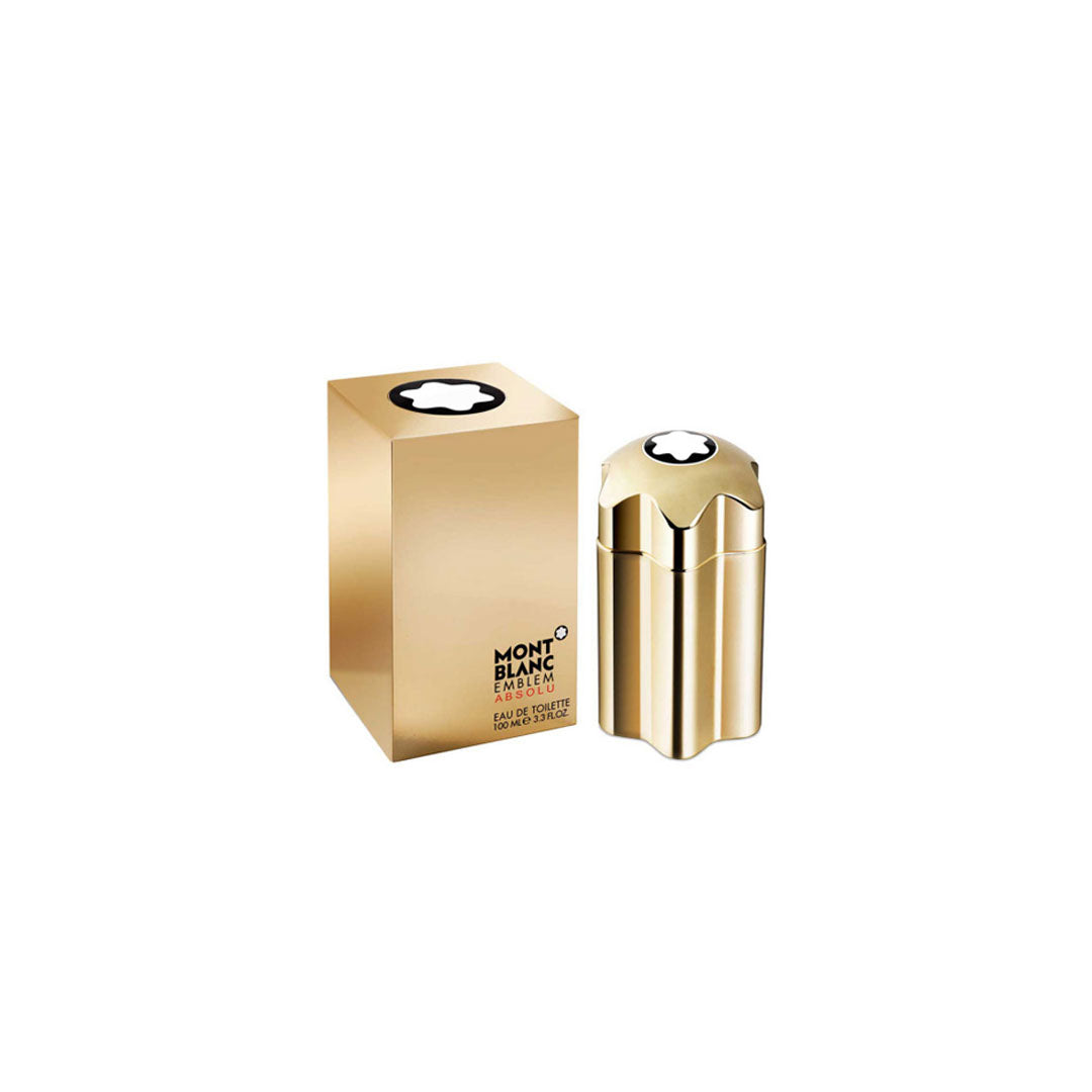 Mont Blanc  Embleme Absoulo Men Perfume Edt 100ml | Sealing Wrap Missing; Packaging Box Intact; Liquid Quantity Verified