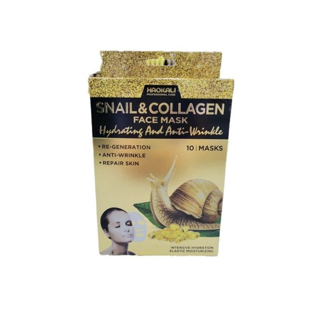 HAOKALI SNAIL&COLLAGEN FACE MASK (1PC)