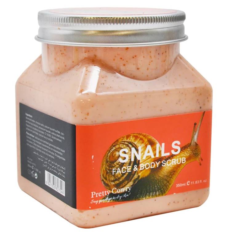 PRETTY COWRY SNAIL FACE & BODY SCRUB#8142 350ML